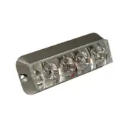 Custer 4 LED White Warning Strobe Light (STRL4W)