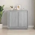 Sideboard Grey Sonoma 80x34x75 cm Engineered Wood vidaXL
