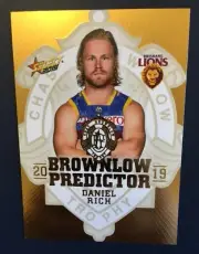 2019 AFL Select Footy Stars Brownlow Gold Predictor DANIEL RICH BPG13 085/225