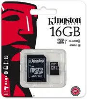 Kingston Digital 16GB microSDHC Class 10 UHS-I 45MB/s (Qty 4)