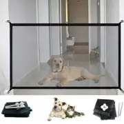 Dog Gate Barrier Mesh Safe Pet Safety Enclosure Anywhere Guard Install AU