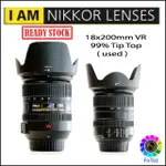 尼康 NIKON AF-S NIKKOR 18-200MM ED VR 鏡頭(二手)(99% 像新的一樣!) (二手)