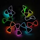 Stand Out Bow Tie Led Flashing Light Up for Men Adjustable Performance Props