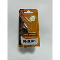 在飛比找樂天市場購物網優惠-T10 PHILIPS 高功率燈泡 3W 內含2只裝 (12