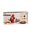 Rotary Cheese Grate Kitchen Mandoline Vegetable Slicer 3 Interchangeable Blades