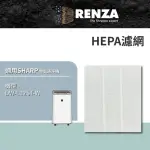 【RENZA】適用SHARP 夏普 DW-L12ST-W DW-L12ST 除濕機(加裝濾網 HEPA濾網 濾芯)