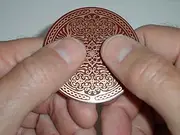 Expand Magnetize Your Life Force & Aura, Know Your Own True Self Connect w/Divine Blueprint, Depression Sadness & Weight Loss Support Powerforms Geometric Copper Healing Antenna Soul Activator 2.25"