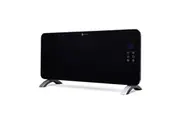 Goldair 92cm 2000W Platinum Smart Glass Convector Panel Heater w Wifi Black
