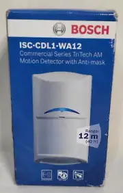 BOSCH ISC-CDL1-WA12 Commercial Series TriTech AM Motion Detector w/Anti-mask