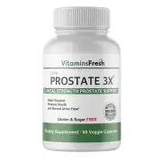 Prostate 3X Support Improves Prostate Health & Frequent Urine Flow 60 Caps