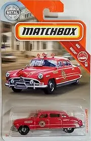 [Matchbox] 1:64 Scale Die-Cast Car - Hudson Hornet, Red, Classic Car, Children (Unisex), 8 x 6 x 2 inches