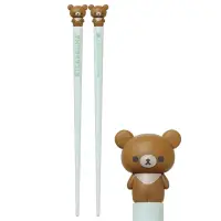 在飛比找momo購物網優惠-【San-X】拉拉熊 角色造型筷子 18cm 蜜茶熊(Ril