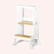 Evo 3.0 Learning Tower - White & Birch by My Happy Helpers | the memo