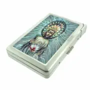 Buddha Art Em1 Cigarette Case with Built in Lighter Metal Wallet