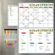 Dry Erase Calendar for Fridge, Dry Erase Calendar Whiteboard Magnetic Dry Era...