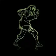 NARUTO 3D RGB App Controlled USB LED Night Light Hinata
