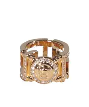 Versace Chain Logo Ring 11,13 Yellow