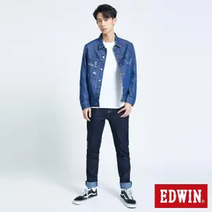 【EDWIN】男裝 E-FUNCTION牛仔外套(原藍磨-無帽款)