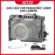 NEW Nitze GH6 Camera Cage Kit Built-in NATO Rail for Panasonic Lumix GH6 -T-P02B