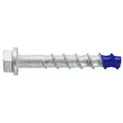 DeWALT 10 x 100mm Blue Tip Galvanised Hex Screw Bolt - 4 Pack