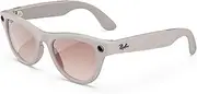 Ray-Ban Meta Skyler glasses with Meta AI | Built-In HD 12 MP Camera | Open Ear Speakers with Mic | Charging Case