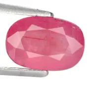 1.26 Ct. Fabulous Red Unheated Ruby Gemstone WITH GLC CERTIFY