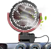Auto Cooling Fan | 360-degree Rotate Truck Fan,Foldable USB Multi-Angle Vehicle Fan Noiseless For Truck, SUV