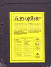 10 Prinz System 2 strip double sided Pages stock sheet