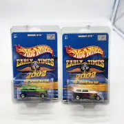 Lot Of 2 Hot Wheels Early Times 2002 Midnight Otto Both Schemes With Protectors