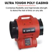 Baumr-AG 200mm (8 inch) Portable Air Blower Mover Axial Ventilation Extraction F