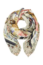 LARGE SQUARE SCARF ECHOES OF ERHU