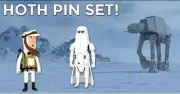 Star Wars Celebration VII 2015 Exclusive: ESB Hoth 2-Pin Trading Set, NEW, MOC