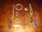 TWO MICHAEL KORS WATCHES INCLUDED IN JUNK DRAWER JEWELRY LOT NEED BATTERIES VF