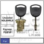 Nice Door Lock Barrel - Pair, NDL66H