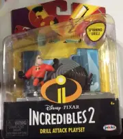 Disney Pixar Incredibles 2 Drill Attack Playset New