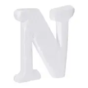 Foam Letters N Letter EPS White Polystyrene Letter Foam 100mm/4 Inch