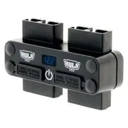Hulk 4x4 4 Way 12/24V DC Power Adaptor 4X 50A Plugs Usb'S & Voltmeter Touch Switch - HU7015B