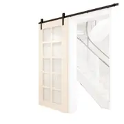 Salesbay Sliding Barn Door Hardware Track Roller Kit Office Home Interior Slide