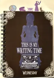 Wednesday Addams Family This is My Writing Time Journal NEW Excellent Condition