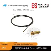 10 feet 3 Meter Mig Torch For Binzel Liner 0.6-1.0mm .023'-.040' 15AK style