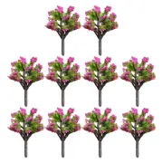 Resistant to Breakage and Fading Miniature Flower Tree Garden Decor Pack of 10