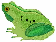 Sizzix Bigz Frog #3 die #A10713 Retail $19.99 Cuts Fabric, Applique!