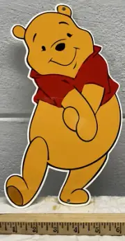 Whinnie The Poo Die-Cut Heavy Gauge Metal Sign Cartoon Character Tv Show Gas Oil