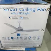 ProMounts 3-Blade Smart works w/ google alexa Ceiling Fan White OHCF02-W