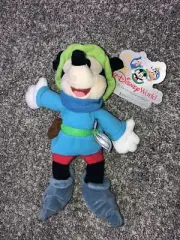 Disney Brave Little Tailor Mickey Mouse Millennium Bean Bag Plush NWT 2000