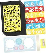 Educational Scratch Drawing Paper Boys and Girls Fun Set 50 Sheets for Hand-Eye Coordination