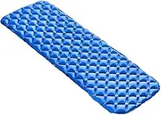 TENOL Camping Sleeping Pad, Camping Air Mattress Ultralight Inflatable Sleeping Mat with Storage Bag for Tent Picnic Outdoor Travel, Blue