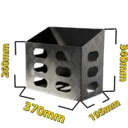 20L Black Aluminium Jerry Can Holder For 4wd Aluminium Toolbox Canopy Caravan RV