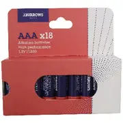 J.Burrows AAA Batteries 18 Pack