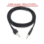 1.8m 3.5mm Earphone Cable Audio Cord Replacement For DELL ALIENWARE AW920H